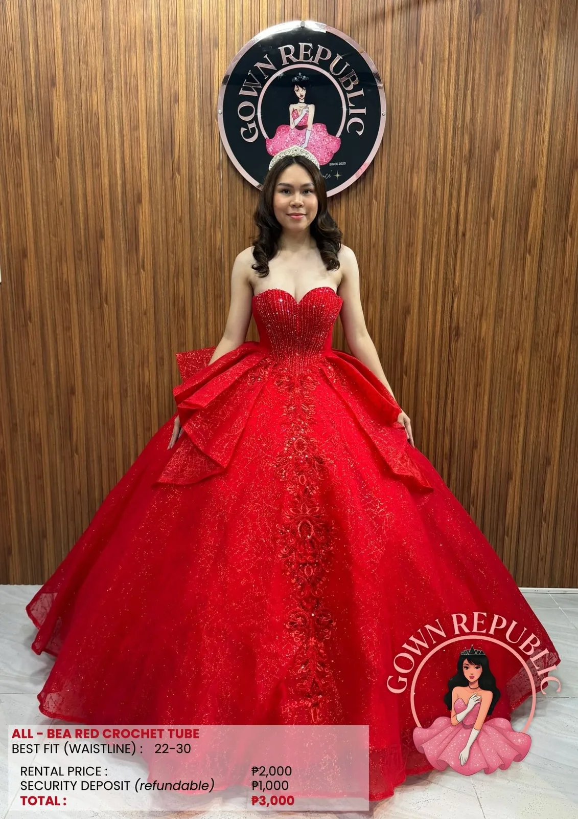 Ball Gowns: Red 222